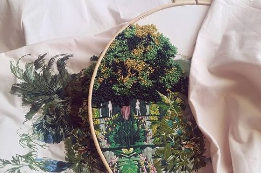 These Thread Paintings Blur the Lines Between Fine Art and Craft