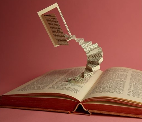 Todd Watts Turns Books Into Paper Sculptures