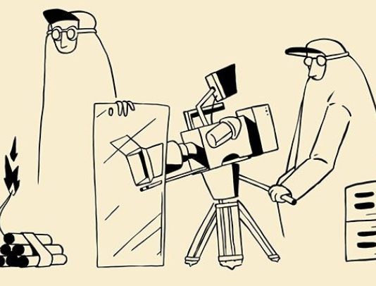 Artist Illustrates What Film Crews Are Doing While On Sets