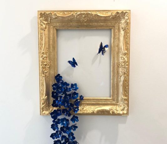 Metal Butterflies Escape the Canvas in Vincent Salvo’s Art