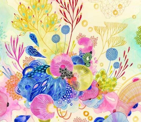 Organic Shapes Create Otherworldly Experience in Yellena James’ Abstract Paintings