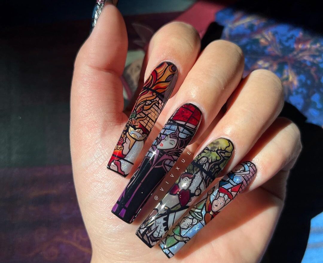 Vivian Xue Rahey Creates Pop Culture Art on Nails - PlayJunkie