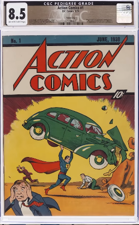 Copy of “Action Comics” #1, First Superman Comic, Sells for Record $6 Million