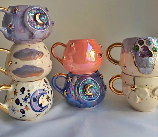 Seren Simsek’s Dazzling Handmade Mugs are Pure Magic