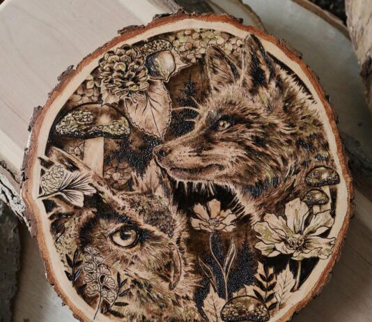 Court O’Reilly’s Woodburning Art is a Love Letter to Nature