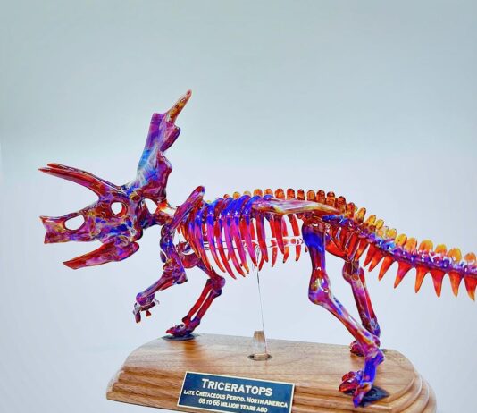 David White is Crafting the Most Epic Glass Dinosaur Sculptures
