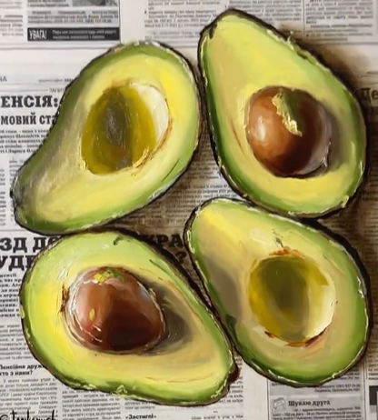 Julia Stankevych Will Rock Your World with Her Food Oil Paintings