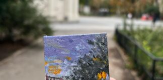 Artist Hides Tiny Paintings in the Streets of Brooklyn, New York, for People to Find