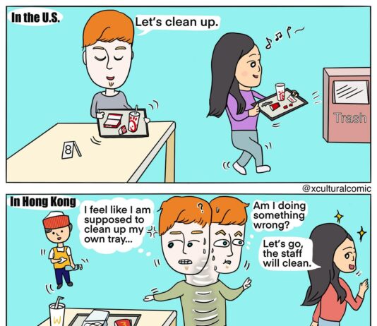 Artist Showcases Differences Between Asian and American Cultures Through Funny Comics
