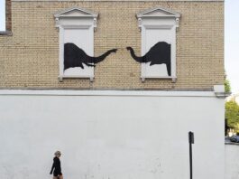 Banksy Creates Three New Murals Featuring Animals in London