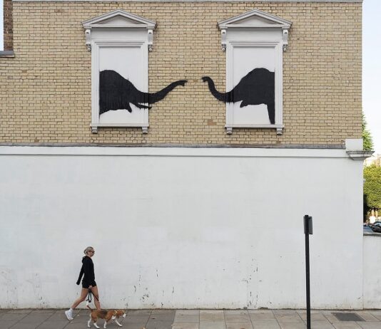 Banksy Creates Three New Murals Featuring Animals in London