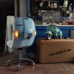 Spanish Designers Reimagine Vespa Scooters as Chairs