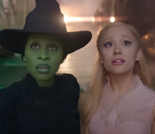 Clips From Ariana Grande and Cynthia Erivo’s Lie Detector Test are Going Viral Ariana Grande and Cynthia Erivo in "Wicked"