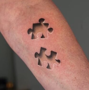 These Cool Tattoos Look Like They are Debossed into the Skin