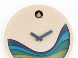 Design Studio Creates Colorful and Modern Takes on Cuckoo Clock
