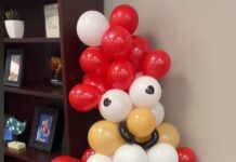 Woman Brings Laughs to Social Media with Her Attempt to Make Balloon Santa