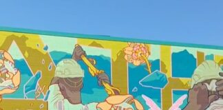 Montreal Artist Creates Colorful and Dream-Like Murals