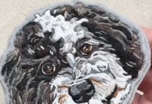 Artist Creates Adorable Embroidered Pet Portrait Patches